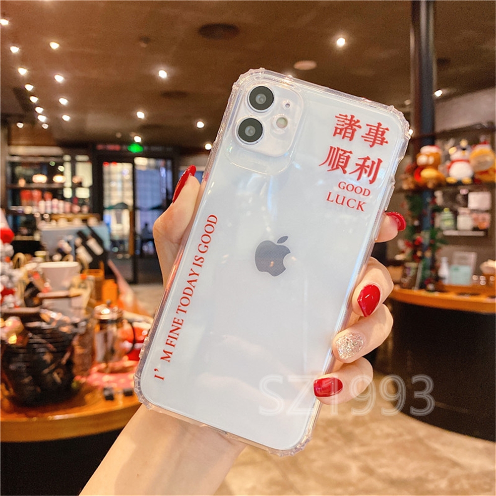 Ốp Điện Thoại Dẻo Trong Suốt Họa Tiết Slogan Độc Đáo Cho Iphone 12 Mini 12 Pro Max 11 Pro Max X Xs Xr Xsmax 8 7 6 6s Plus Se 2020