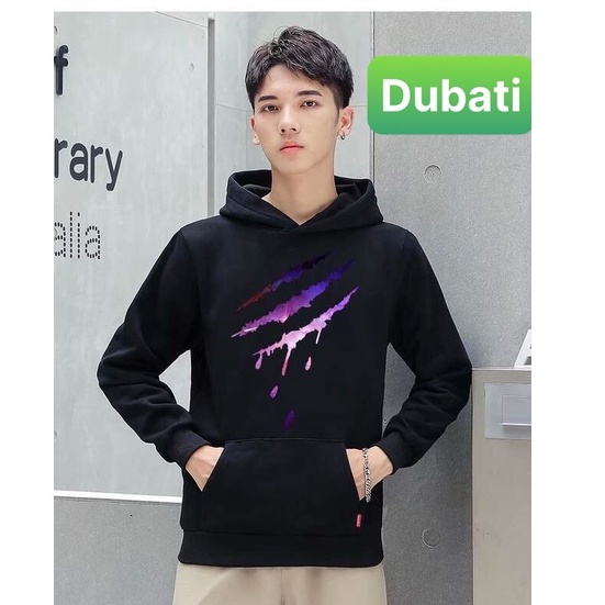 ÁO KHOÁC HOODIE NỈ CÀO CHẤT VẢI MỊN FROM RỘNG PHONG CÁCH HÀN QUỐC- DUBATI FASHION