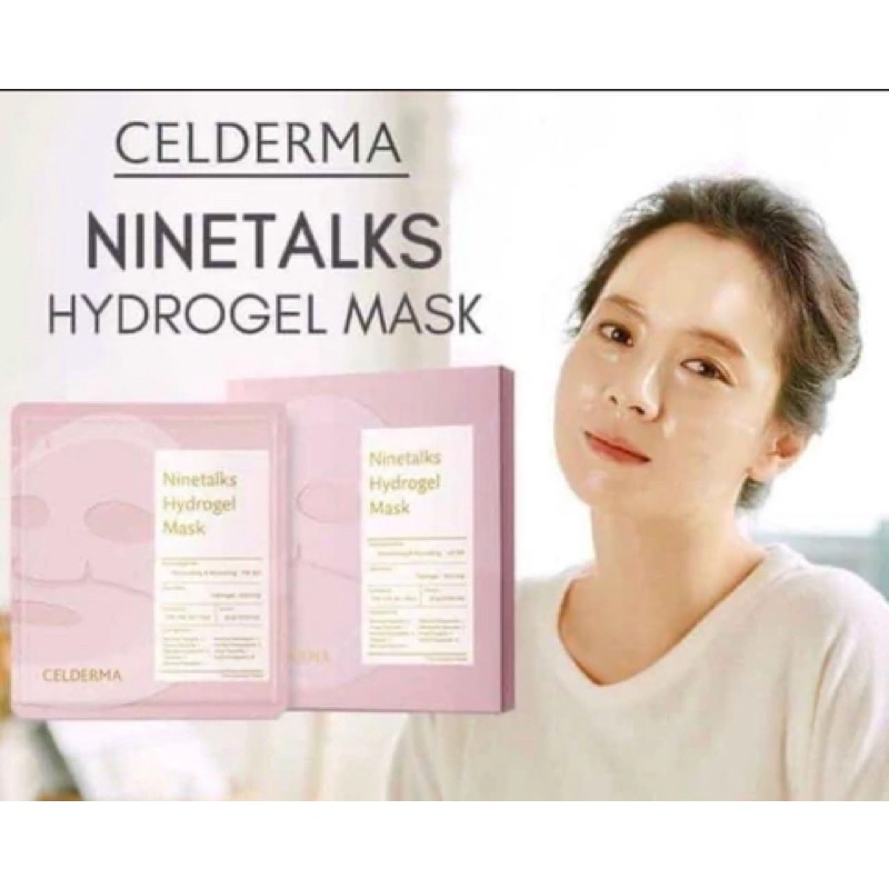 Mặt nạ thạch sinh học CELDERMA Ninetalks Hydrogel Mask