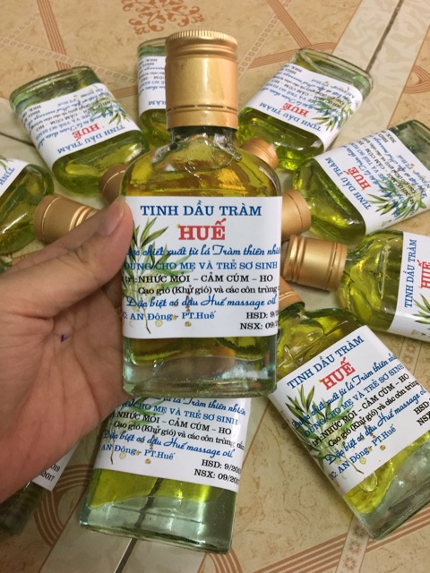 Follow 1 chai Tinh dầu tràm Huế chai tròn 100ml. Niềm tin của mọi gđ