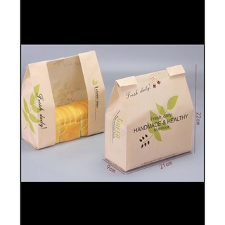 Túi Giấy Bánh Mì Hoa Cúc (Ngang)
