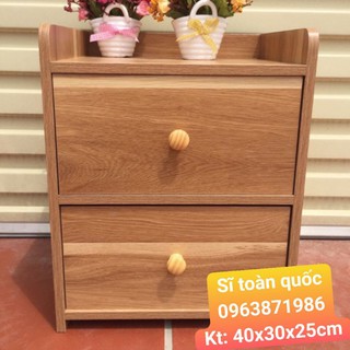TỦ ,TÁP  GỖ ĐỂ ĐẦU GIƯỜNG 2 NGĂN KÉO, ĐỒ DÙNG SẮP XẾP NHÀ CỬA