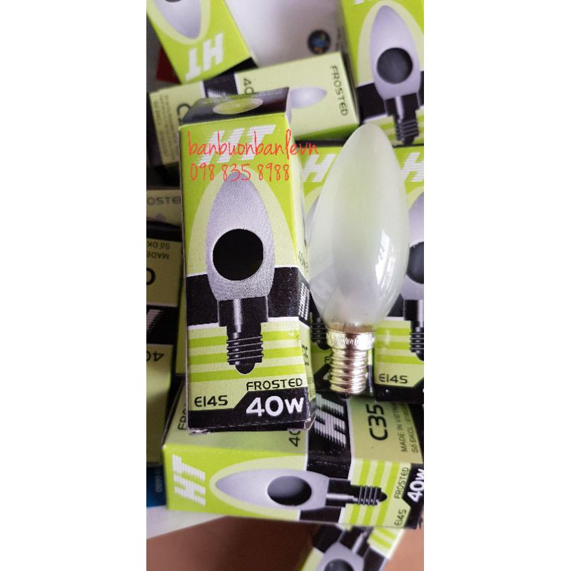 Bộ 10 bóng gắn đèn trang trí 25w đui E27