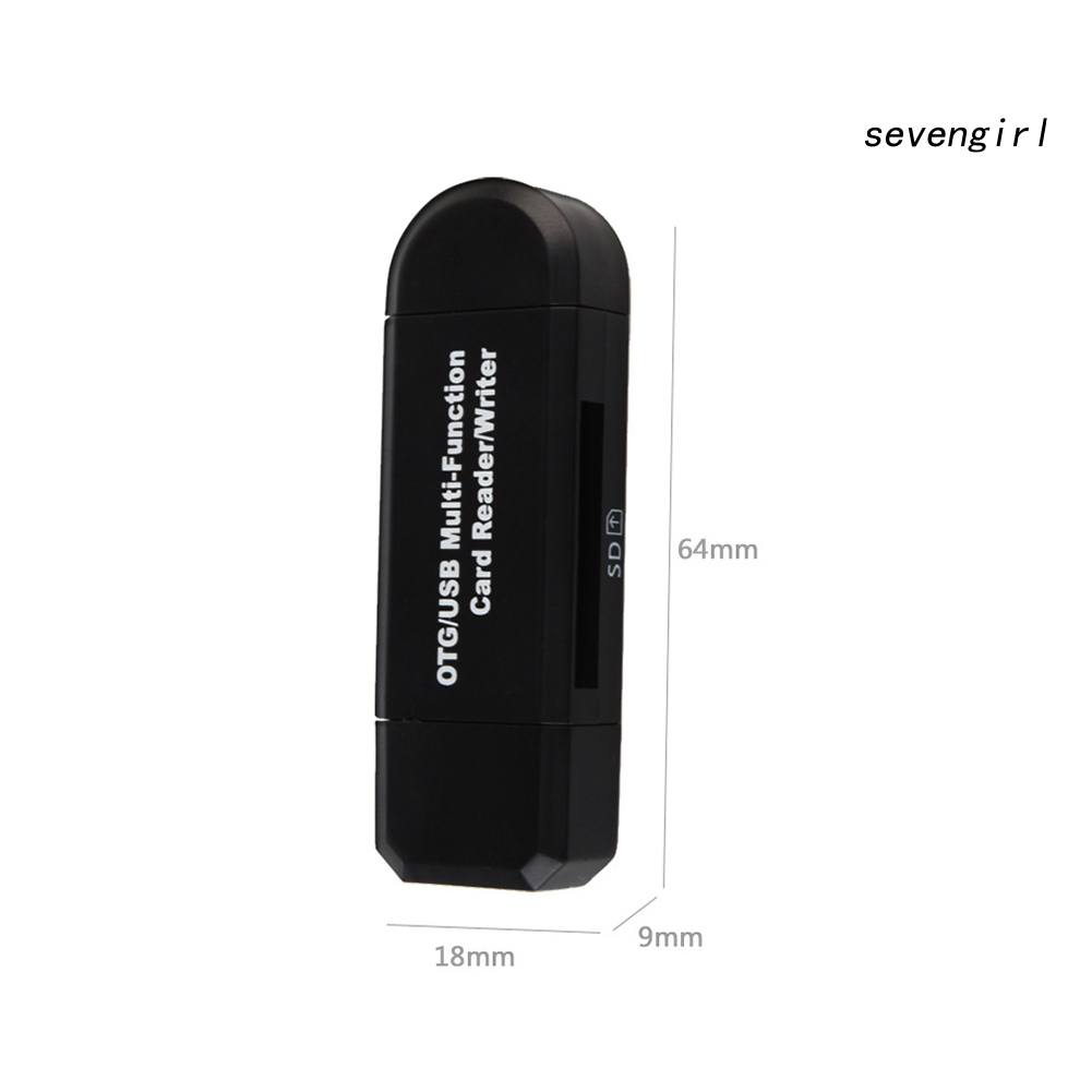 Đầu Đọc Thẻ Nhớ Micro Usb Sd Tf Otg Tốc Độ Cao Cho Điện Thoại / Laptop | BigBuy360 - bigbuy360.vn