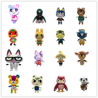 Thú Nhồi Bông Hình Động Vật Hoạt Hình Peluche Cleopatra Judy Jingjiang KK Isabelle 20cm