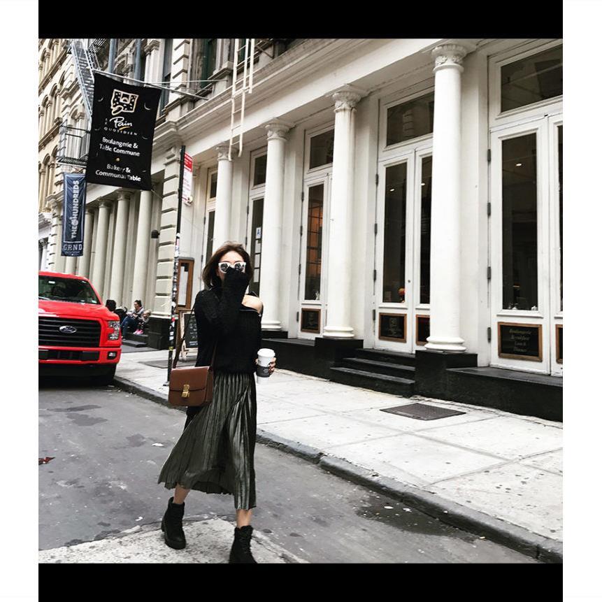 Chân Váy Xếp Li Lưng Cao Thời Trang Cho Nữ 7 Màu / 40-100kg | BigBuy360 - bigbuy360.vn