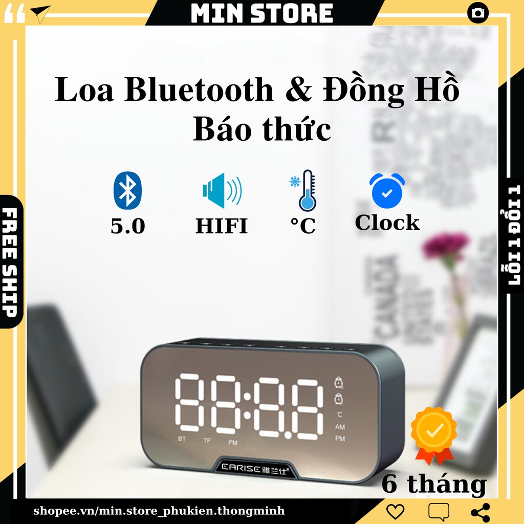 Đồng hồ LED - Loa Bluetooth - Đồng Hồ Báo Thức Thông Minh - G10 - Min STORE