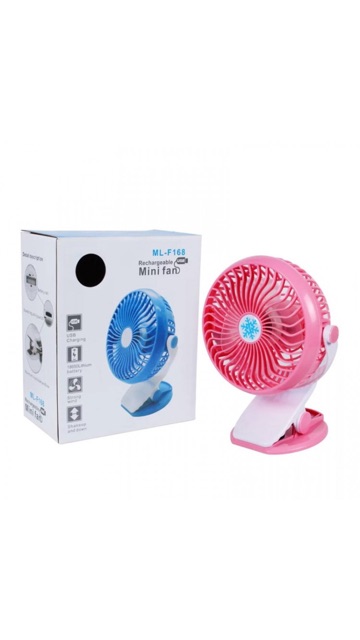 Quạt mini kẹo bàn xoay 360 độ