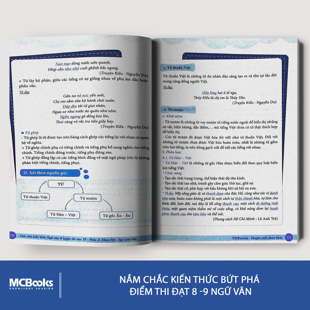 Sách - Làm Chủ Kiến Thức Ngữ Văn 9 Luyện Thi Vào 10 - Phần 2 - Tập làm văn