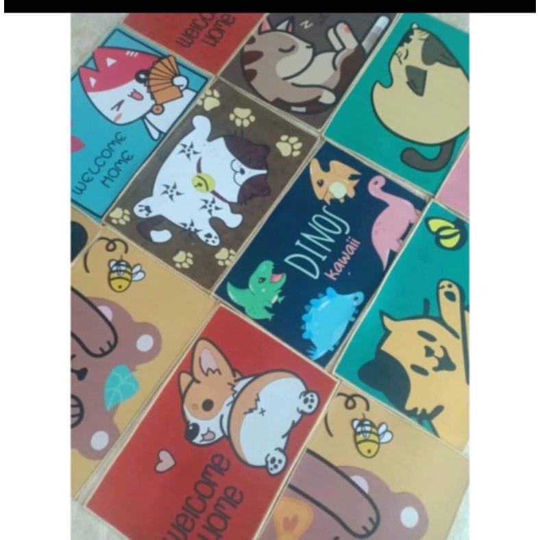 Thảm lau chân chữ nhật Cute 60x40cm