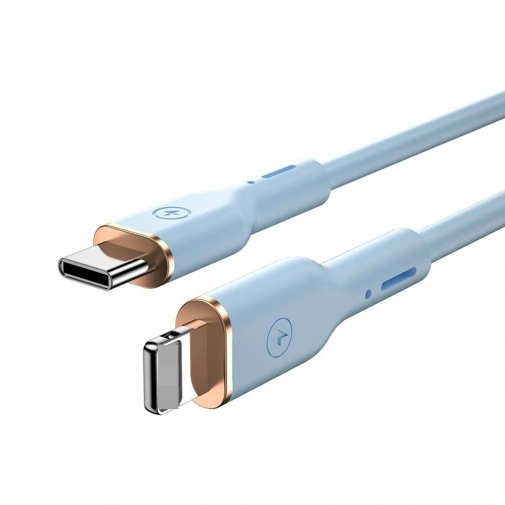 Cáp Wiwu Vigor Data Cable YQ01 cho điện thoại thông minh, hỗ trợ sạc nhanh 27W, dây mềm và bền - Hàng chính hãng