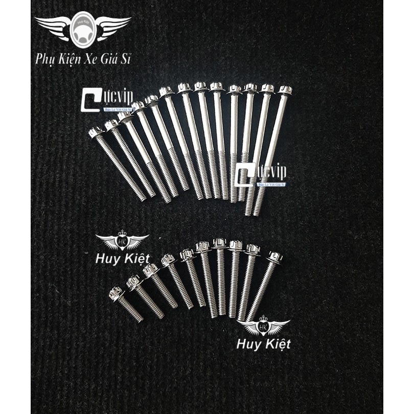 Bộ Ốc Máy Wave, Dream Salaya Inox 100% MS3864