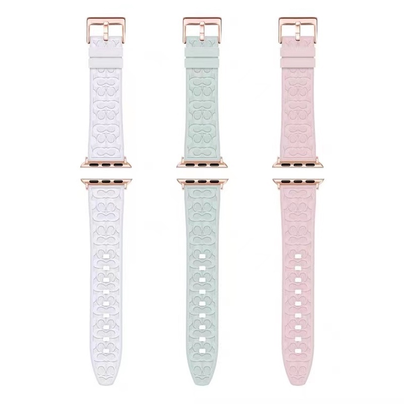 Dây Đeo Silicone 2023 Cho apple watch 44mm 45mm 42mm iWatch 40mm 38mm 41mm Series 7 3 5 6 se