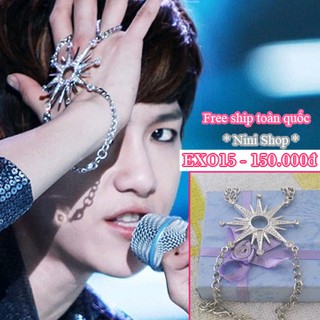 [SALE kịch sàn] Vòng tay kiểu kèm nhẫn EXO