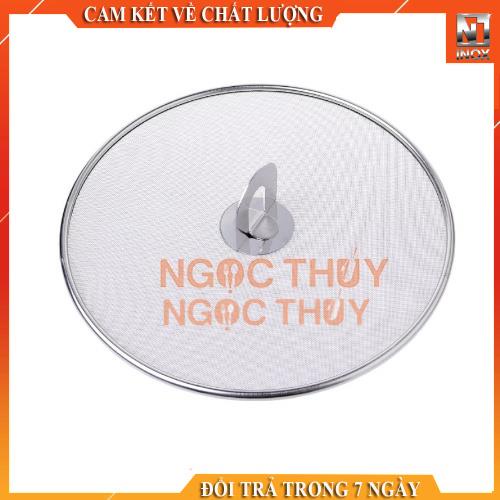 Nắp lưới inox đậy chảo chống văng dầu mỡ
