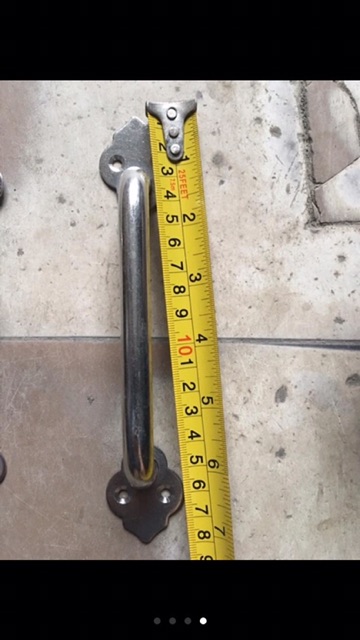 Tay nắm tủ inox đặc TRÒN Hoa văn các cỡ