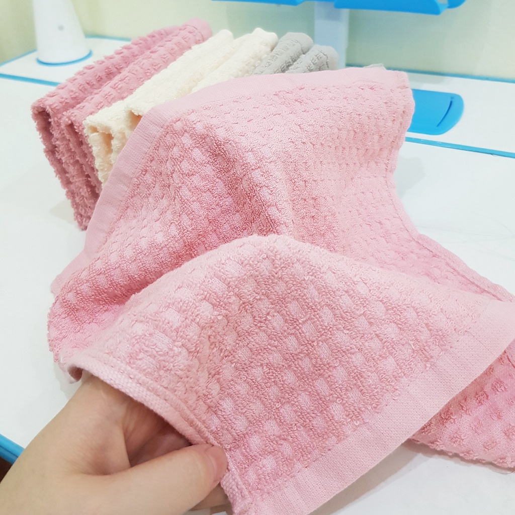 Set 2 chiếc khăn lau đa năng 2 mặt - hàng công ty Việt Nam đẹp, 100% cotton, thấm hút tốt