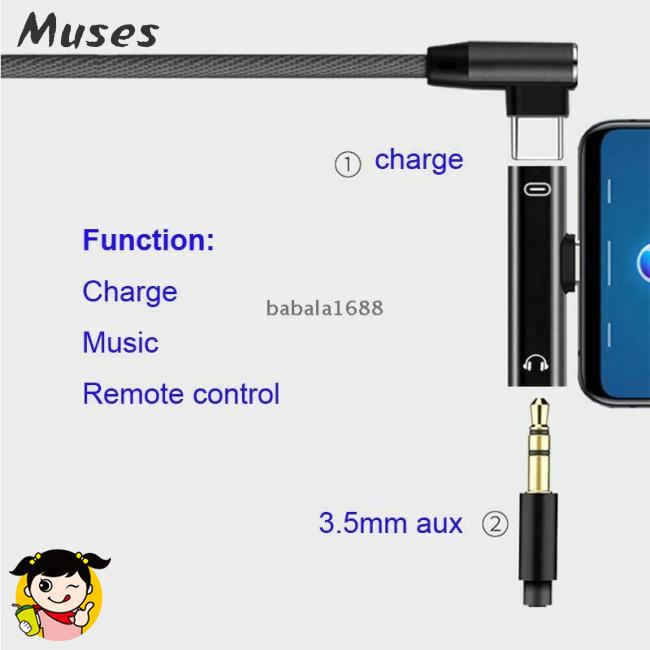 Giắc Chuyển Đổi Từ Type-C Sang Cổng 3.5mm AUX Cho Huawei Xiaomi Samsung