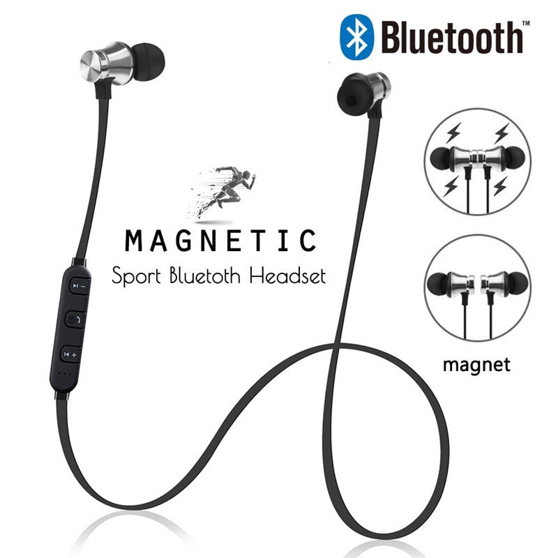 Tai nghe Bluetooth nam châm không dây thể thao chống mồ hôi