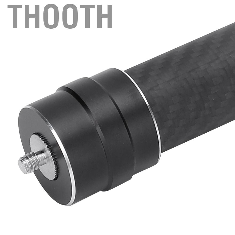 Thooth Carbon Fiber Extension Rod Handheld Stabilizer Self Stick for DJI OM 4/Osmo Mobile 2 3 4