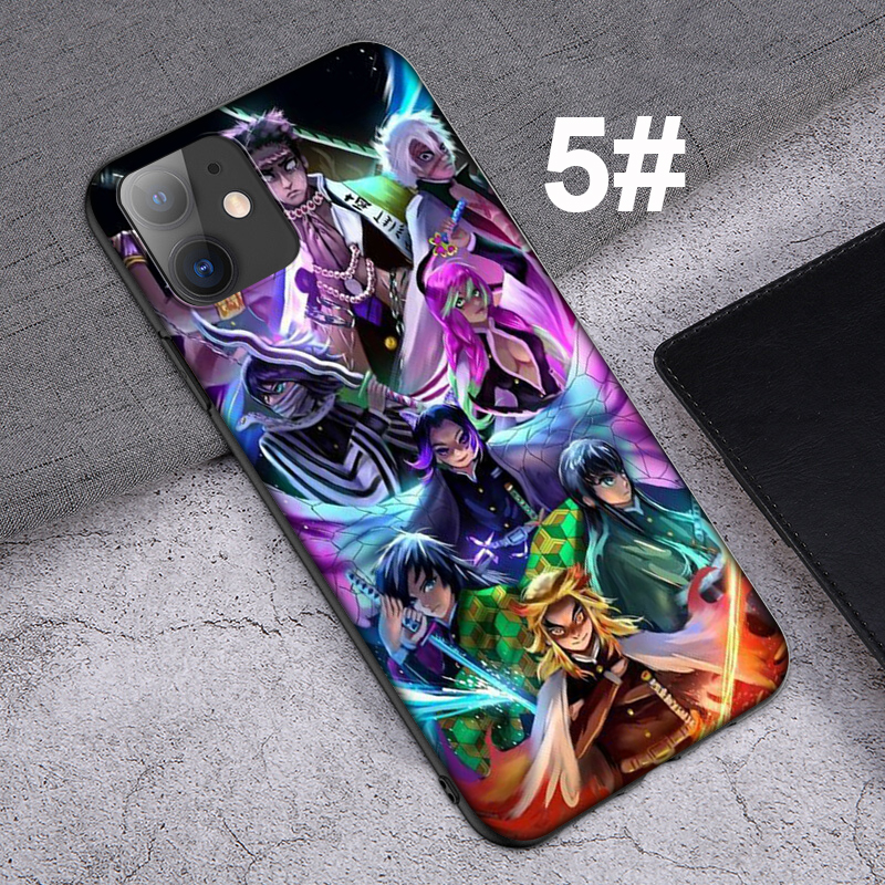 iPhone XR X Xs Max 7 8 6s 6 Plus 7+ 8+ 5 5s SE 2020 Casing Soft Case 54SF Kimetsu No Yaiba Demon Slayer Anime mobile phone case