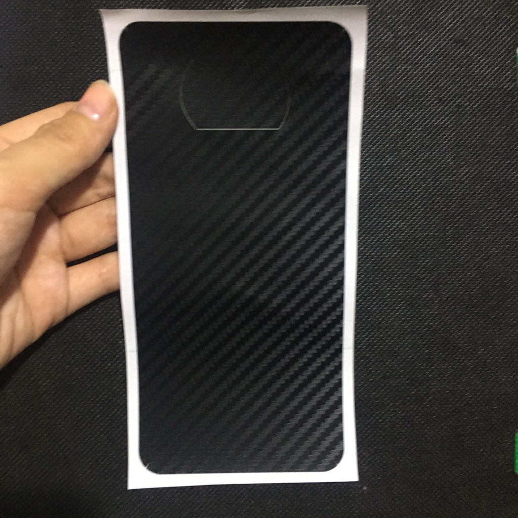 Miếng dán mặt lưng skin carbon Xiaomi Poco X3 NFC / Poco X3 Pro