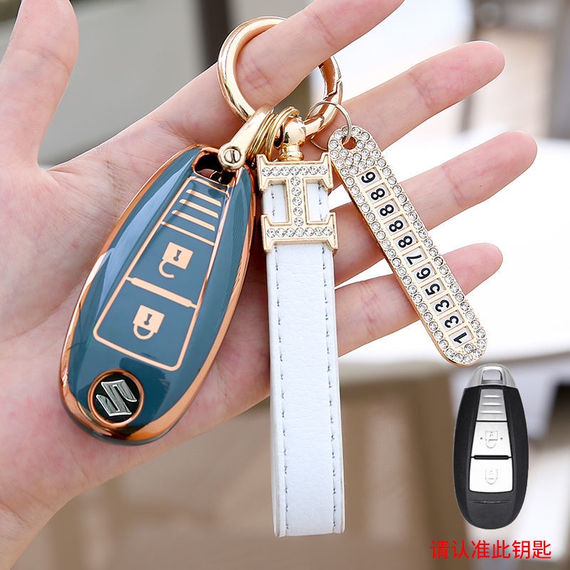 Vỏ Bọc Chìa Khóa Điều Khiển Từ Xa Bằng Tpu Mềm Cho Xe SUZUKI Swift Sport SX4 Scors Grand Vitara
