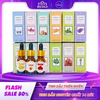 [BÁN LỖ LẤY REVIEW] Tinh Dầu Thiên Nhiên Nguyên Chất Xông Thơm Phòng | Lọ 10ml với 14 Mùi Tự Chọn