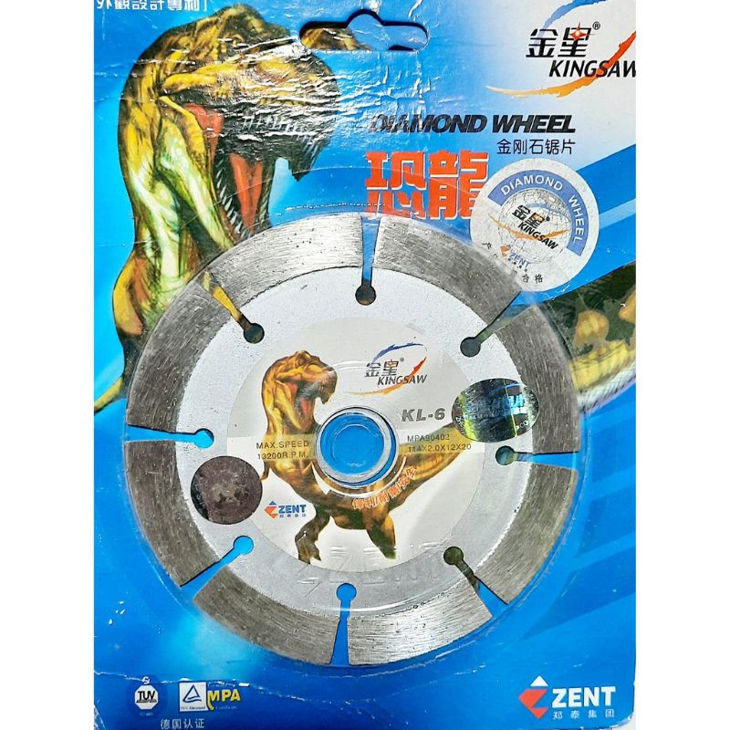 Lưỡi cắt gạch, cắt đá, bê tông đa năng Khủng Long dùng cho máy cầm tay, đá cắt khô giá rẻ cắt ngọt - Bách Hóa Việt Hường