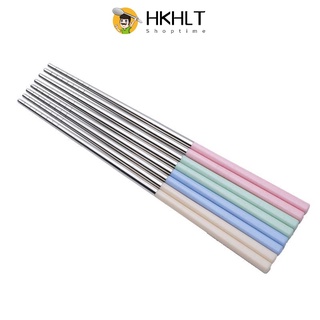 Đũa Làm Từ Thép Không Gỉ 304 Chống Trượt Phong Cách Nhật Sử Dụng Tiện Lợi