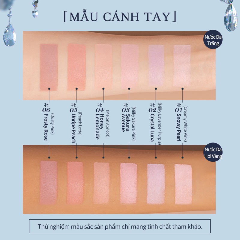 Phấn Má Hồng Flower Knows Trang Điểm Tự Nhiên 6 Màu Tùy Chọn 5g