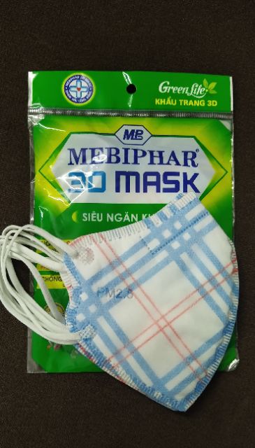 🇻🇳 Gói 5 cái Mebiphar trẻ em khẩu trang cao cấp lọc bụi mịn PM 2.5, lọc khuẩn 99% | BigBuy360 - bigbuy360.vn