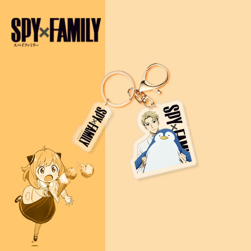 Móc Khóa Nhựa Acrylic Hình Nhân Vật Anime Yor Loid Anya