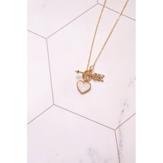 Vòng cổ trái tim mix mũi tên Cecelia Necklace N1046