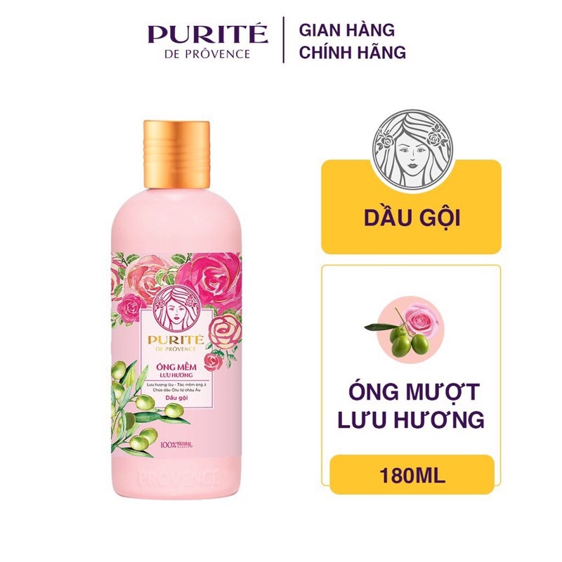 Dầu Gội Purite Óng Mềm Lưu Hương 180ml