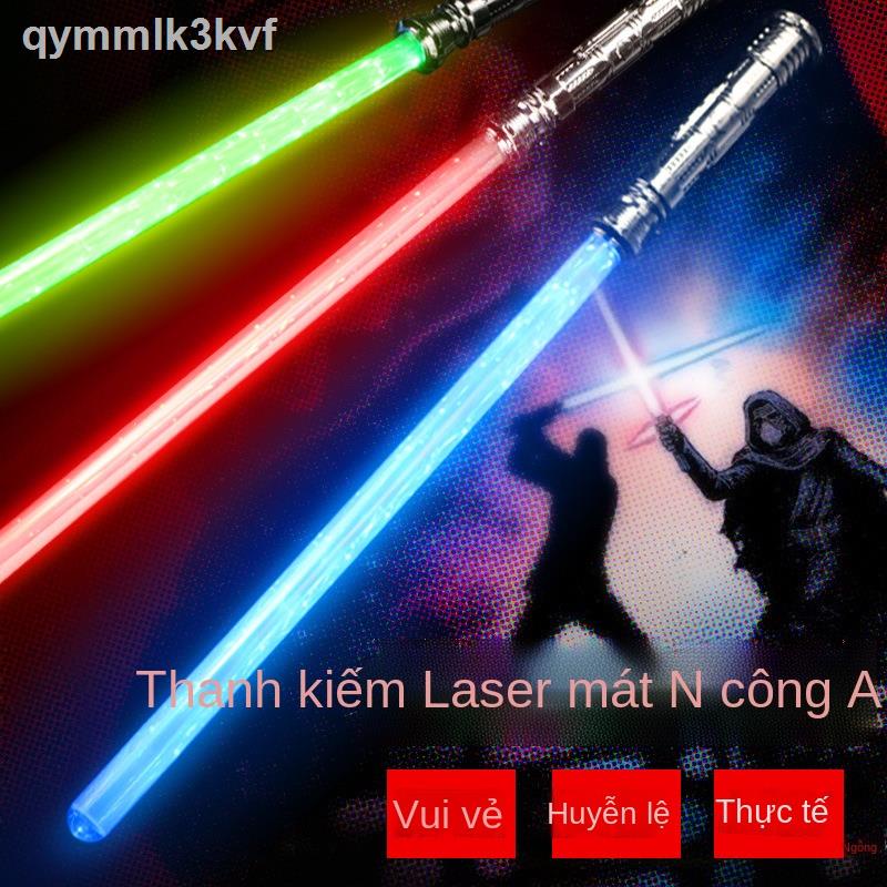 ⊙ □ ☃☬Star Wars Lightsaber Force Thanh kiếm dành cho trẻ em Flash Phát sáng Đạo cụ biểu diễn Vibrato Laser Đồ