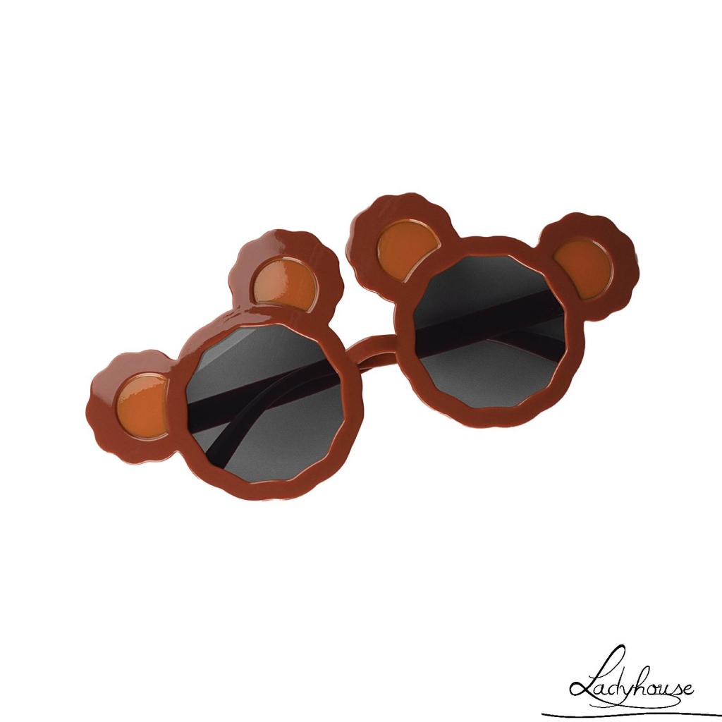 Kính mát hình chú gấu dễ thương vui nhộn cho bé