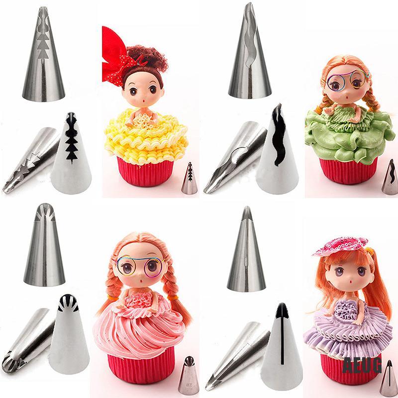 7 Vòi Phun Kem Trang Trí Bánh Bằng Thép Không Gỉ