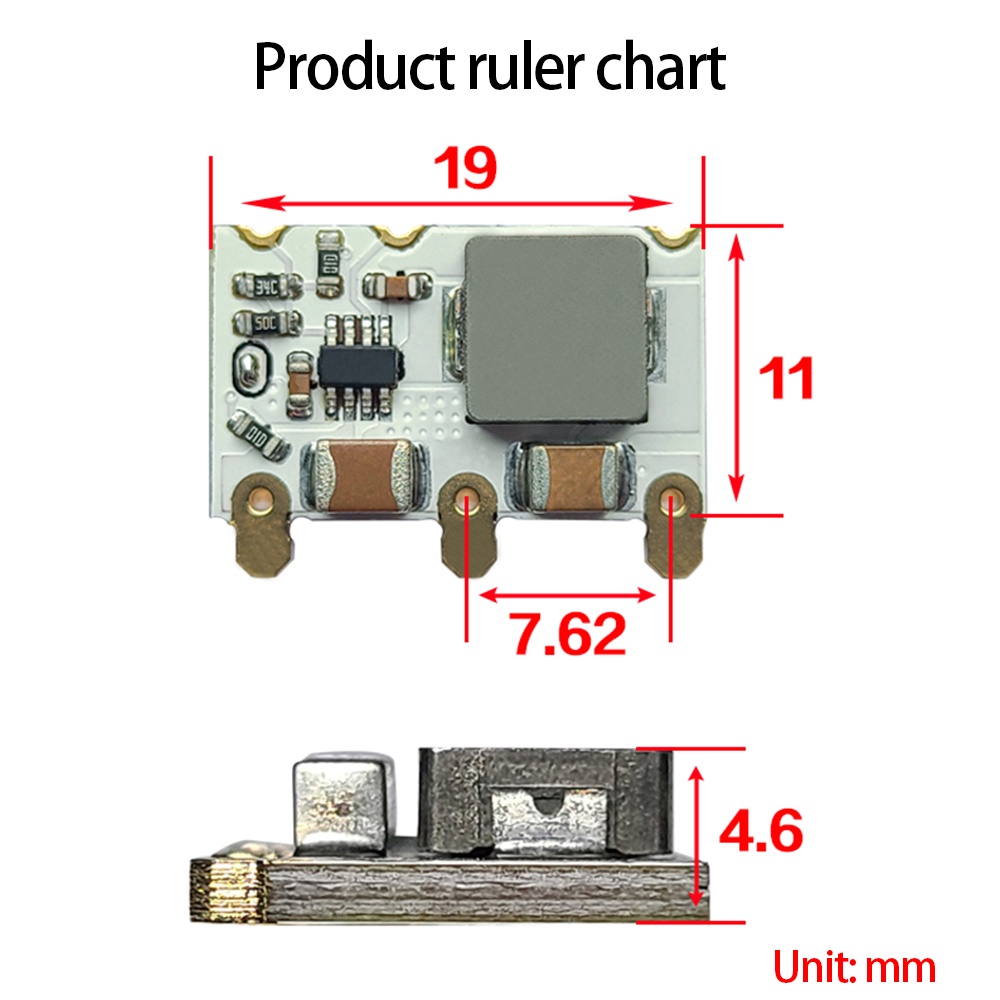 DIYMORE Mô đun chuyển đổi hạ áp 9V/12V sang 5V hoặc 4.5~16V sang 3.3V/5V 4A chuyên dụng chất lượng cao