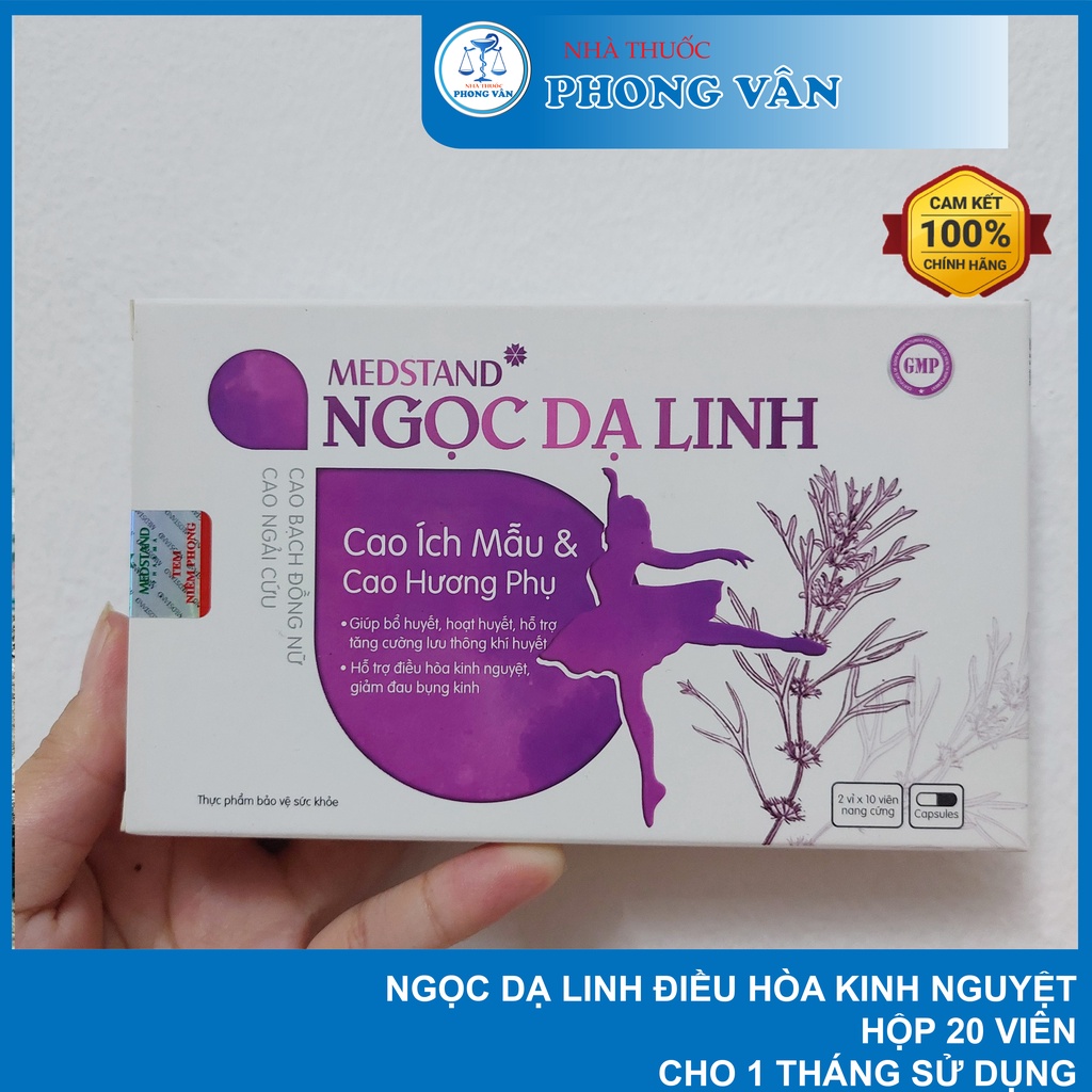 Ngọc Dạ Linh Điều hòa kinh nguyệt, giảm đau bụng kinh từ cao ích mẫu, cao hương phụ...