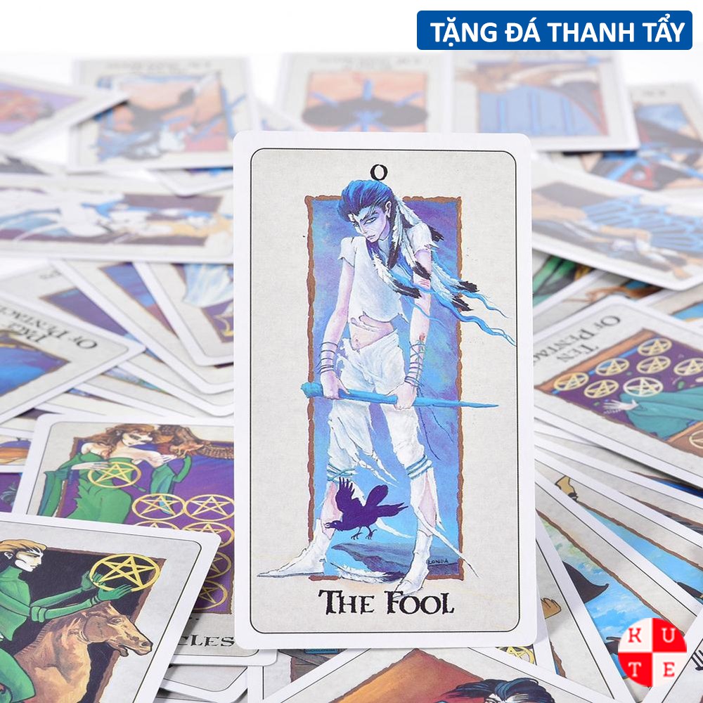 [Size Gốc] Bài Tarot Londa 78 Lá Bài Size Gốc Tặng Đá Thanh Tẩy S27