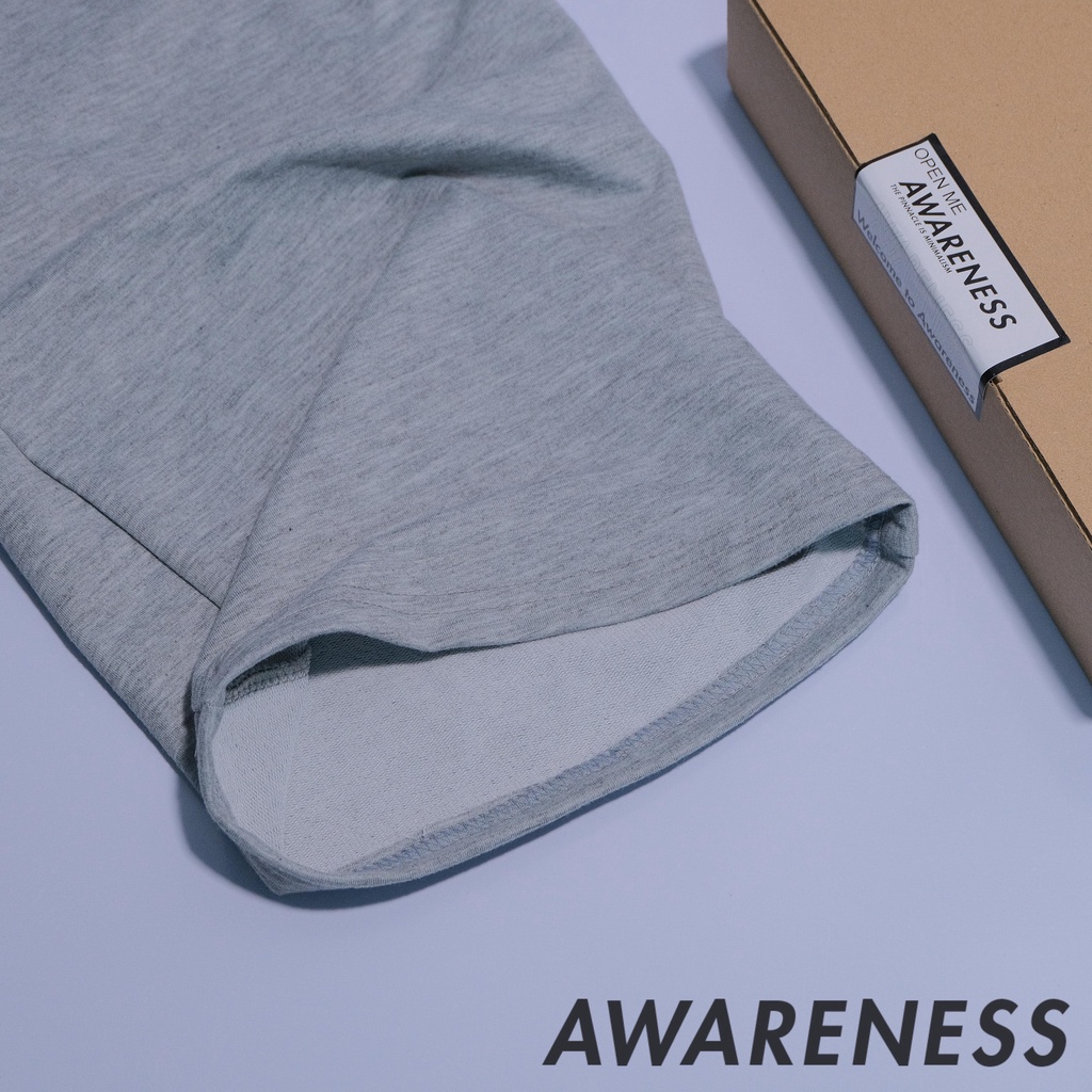 Quần Thun Đen Xám ống rộng Nam Basic - Quần Thun Nam Nữ dễ phối đồ - Phong cách Hàn Quốc - awareness