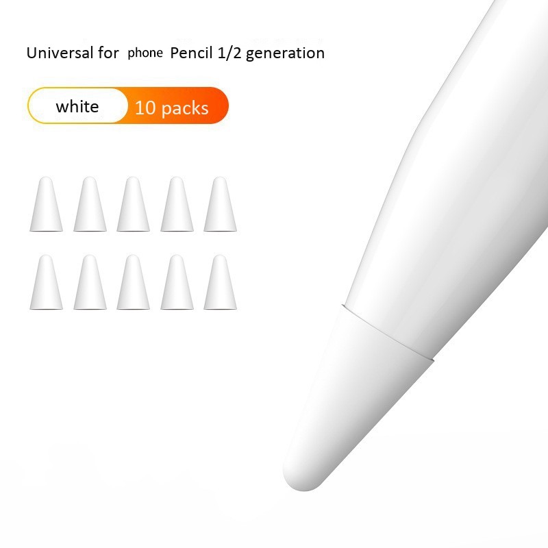 Set 10 Đầu Bút Cảm Ứng Thay Thế Cho Apple Pencil 1st 2nd