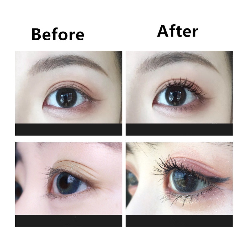 [Hàng mới về] Mascara Phẩy 4 Sợi Chuốt Mi Cong Dài Màu Đen Nhanh Khô Tự Nhiên | BigBuy360 - bigbuy360.vn