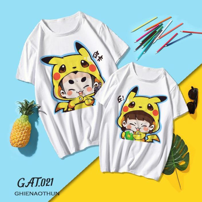 Áo Thun Cặp Pikachu