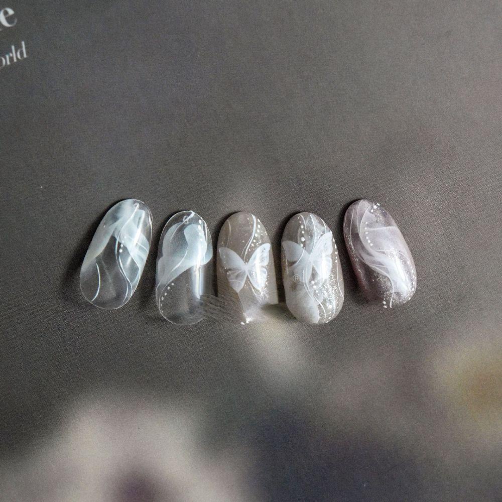 Miếng Dán Móng Tay Tự Dính Hình Bướm DIY