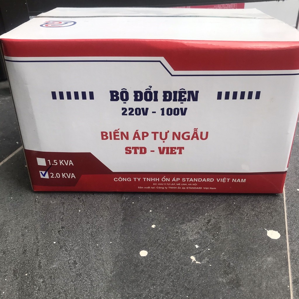 Máy Biến Áp - Bộ Đổi Nguồn Standa Trong Nhà Loại 1.5 KVA - 2.0 KVA