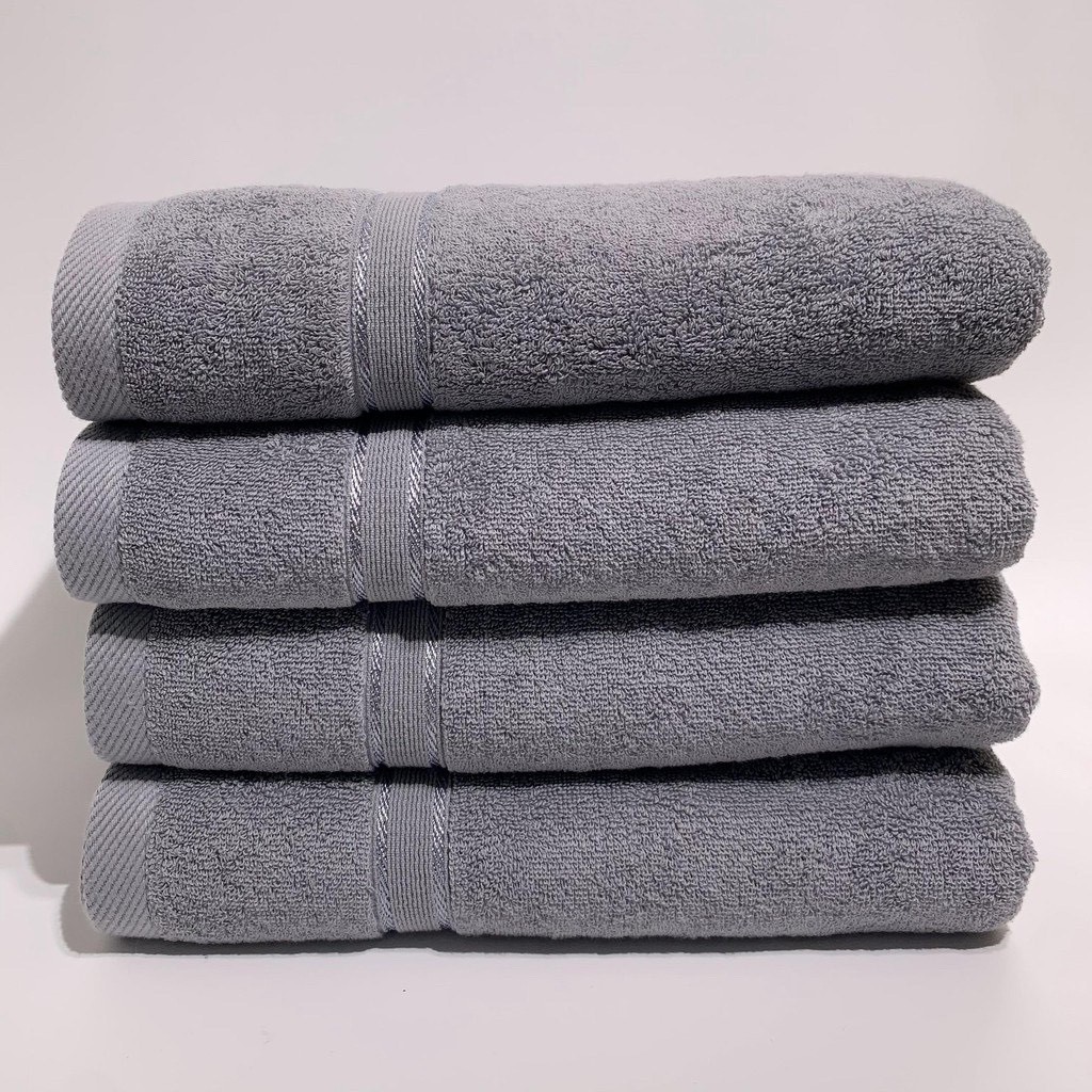 Khăn tắm Global Towel xuất Nhật Loại 1 kích thước 40x80cm nặng 190g spa dầy đẹp 100% khăn tắm cotton thấm hút cực nhanh