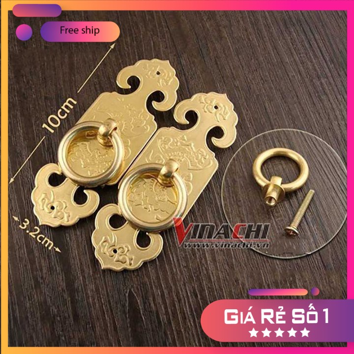 TAY KÉO MÓC TRÒN KIỂU 4 ĐẾ DÀI 10CM ( CÁI ) hàng cao cấp
