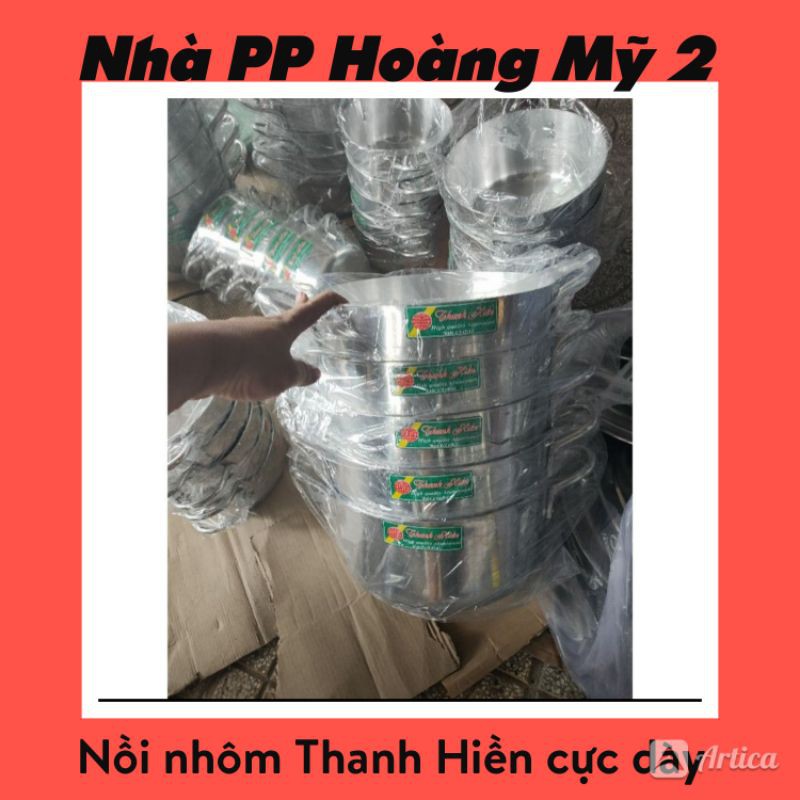 Nồi nhôm Thanh Hiền - Size 16 đến 30(cm)